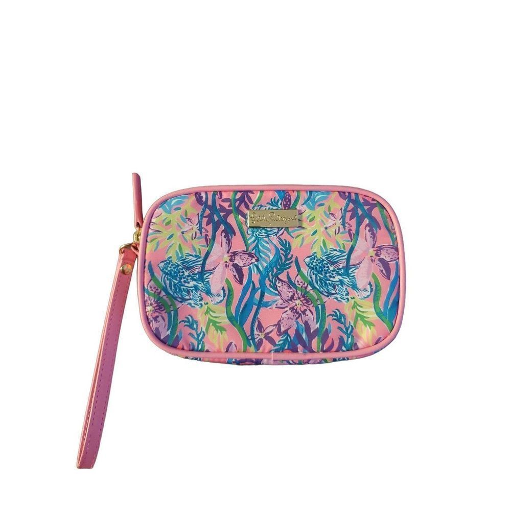 Lilly Pulitzer Colorful Tropical Wristlet